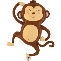 Jungle Monkey Supershape Balloons