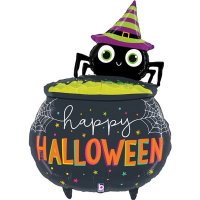 Halloween Spider Cauldron Shape Balloons