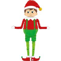 5' Special Delivery Elf Shape Balloons
