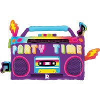 Party Time Boom Box Supershape Balloons