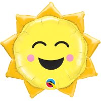 (image for) 35" Sunny Smile Supershape Balloons