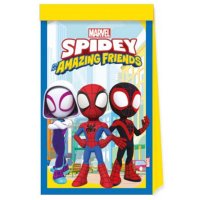 Spidey & His Amazing Friends Paper Party Bags 4pk