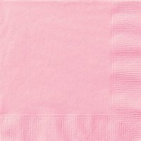 Lovely Pink Lunch Napkins 20pk