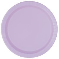 9" Lavender Dinner Paper Plates 16pk
