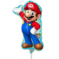 12" Mario Bros Air Fill Balloons