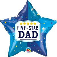 20" Five Star Dad Foil Balloons