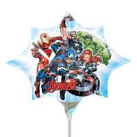 14" Avengers Air Fill Mini Shape Balloons