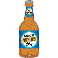 Fathers Day Beer Bottle Super Shape Balloons