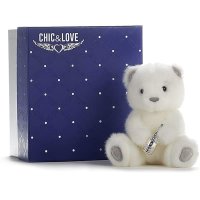 Bailey Bear Bottle Charm With Crystals From Swarovski