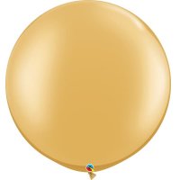 30" Metallic Gold Latex Balloons 2pk