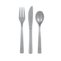 Silver Assorted Cutlery 18pk