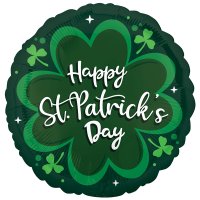 18" St Patrick's Day Green Foil Balloons