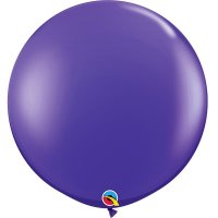 3ft Quartz Purple Latex Balloons 2pk
