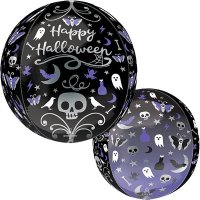 Moonlight Halloween Orbz Foil Balloons