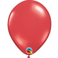 5" Ruby Red Latex Balloons 100pk