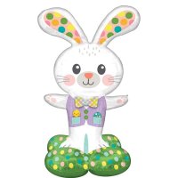 Spotted Easter Bunny Airloonz Foil Balloons