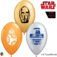 5" Star Wars Droids Assorted Latex Balloons 100pk