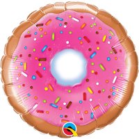 9" Donut Air Fill Foil Balloons