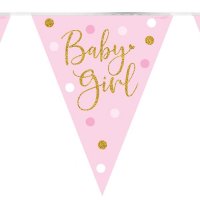 Sparkling Baby Girl Dots Bunting