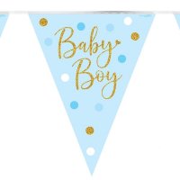 Sparkling Baby Boy Dots Bunting