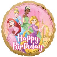 18" Disney Princess Happy Birthday Foil Balloons