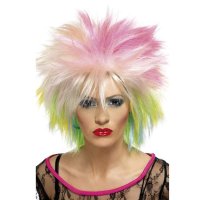 Multicoloured 80s Cute Wigs