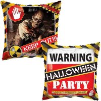 18" Halloween Zombie Party Foil Balloons