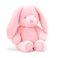 20cm Keeleco Pink Baby Girl Bunny Soft Toy