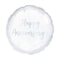 18" Happy Anniversary Foil Balloons