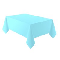 Forget Me Not Blue Paper Tablecover 1pk