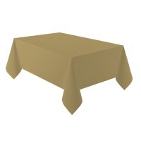 Crème Brulee Gold Paper Tablecover 1pk