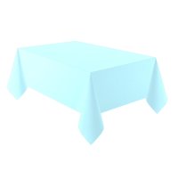 Clear Sky Blue Paper Tablecover 1pk
