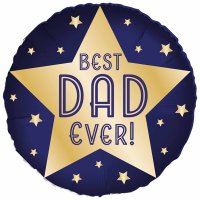 18" Best Dad Ever! Foil Balloons