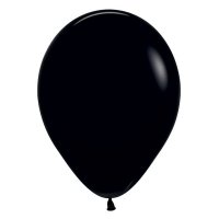 12" Fashion Black Latex Balloons 50pk