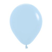 5" Pastel Matte Blue Latex Balloons 100pk