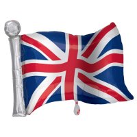 Great Britain Flag Supershape Balloons