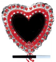 (image for) Heart Blackboard Shape Foil Balloons