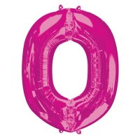 Pink Letter O Supershape Balloons