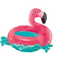 Floating Flamingo Supershape Balloons