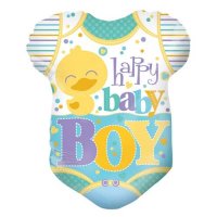 18" Baby Boys Clothes Shape Foil Balloons