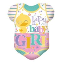 18" Baby Girls Clothes Shape Foil Balloons