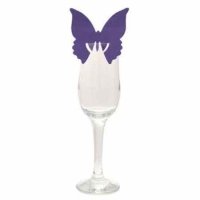 Purple Butterfly Place Cards x10