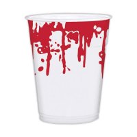 Sinister Surgery Blood Splattered Plastic Cups 25pk
