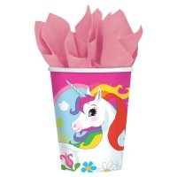 Unicorn Paper Cups 8pk