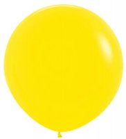 2ft Metallic Citrus Yellow Giant Latex Balloons