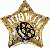 19" Hollywood Star Foil Balloons