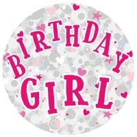 Birthday Girl Giant Party Badge