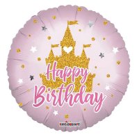 18" Birthday Castle Eco Foil Balloons