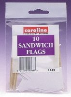 Sandwich Flags x10