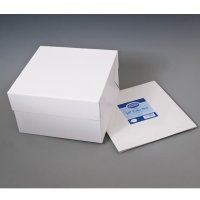 10" White Cake Box With Lid
